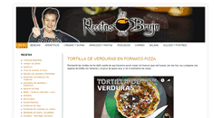 Desktop Screenshot of lasrecetasdelabruja.com